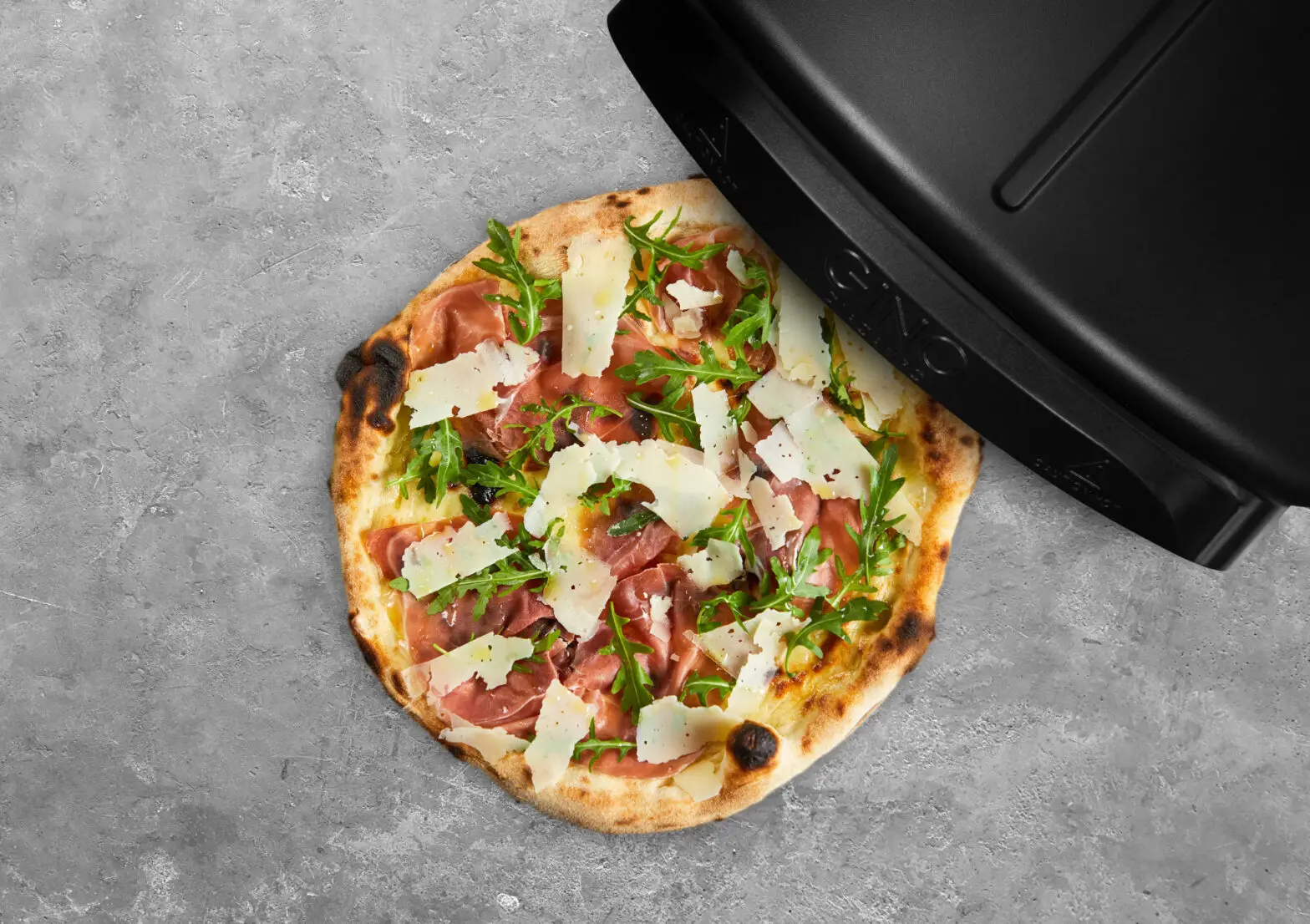 GINO 14 Inch Gas Fired Pizza Oven - overview 1