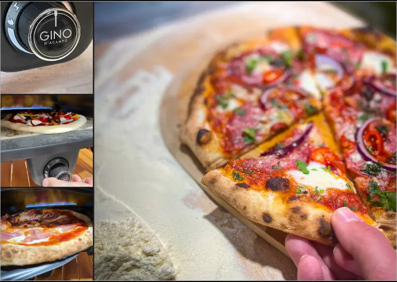 GINO 14 Inch Gas Fired Pizza Oven - overview 5