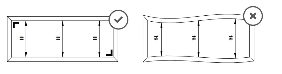 Installing the curb of the openable skylight