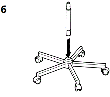 BLECKBERGET Idekulla Beige Office Chair-FIG6