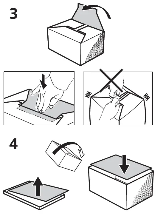 IKEA KVARNVIK Storage Box 4