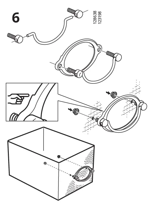 IKEA KVARNVIK Storage Box 6