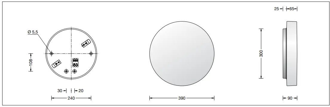 BEGA-50652-Ceiling-and-Wall-Luminaire-fig 1
