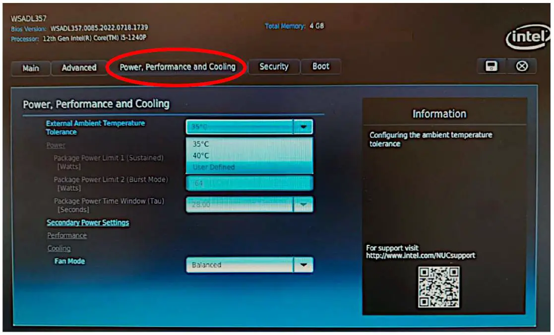akasa Intel Wall Street Canyon TDP Support BIOS-fig-1