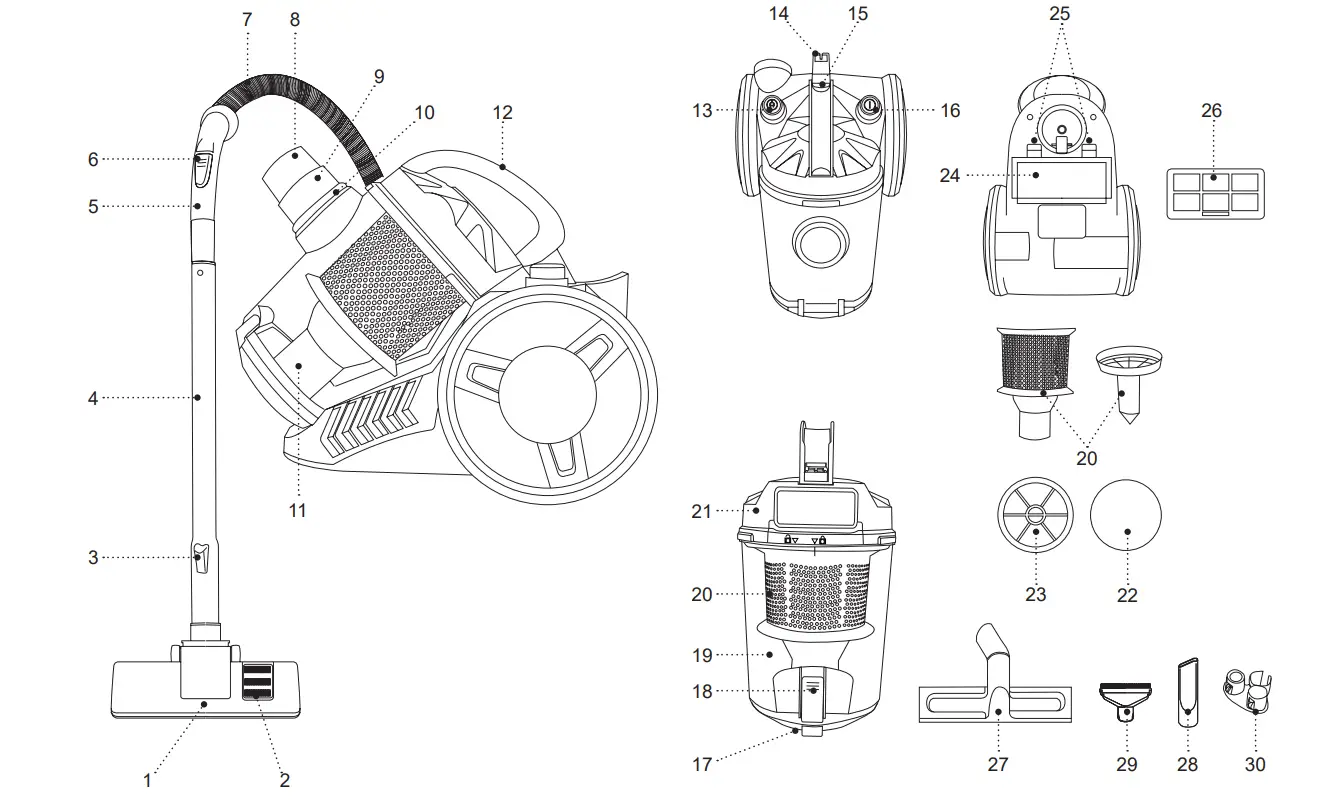 Vacuum Cleaner Br4207
