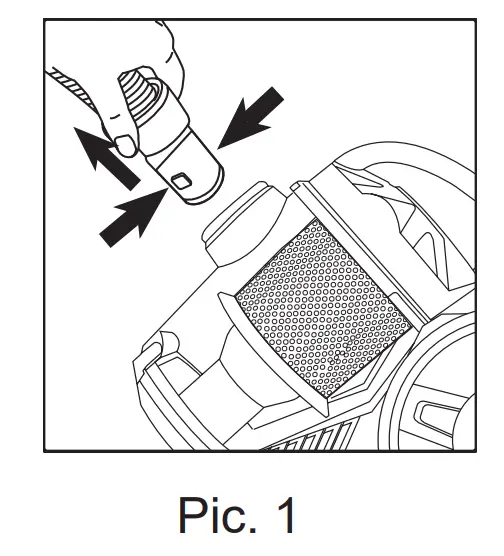 Assembling The Vacuum Cleaner