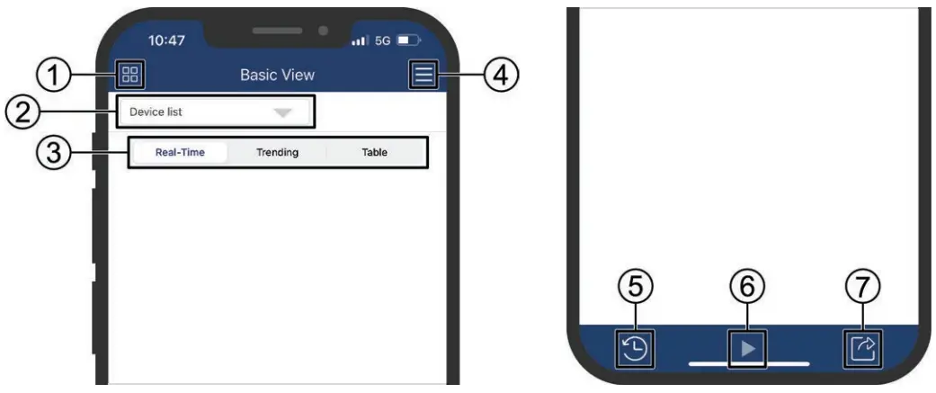 REED Instruments R1640 REED Smart Series Software - Display Description