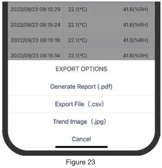 REED Instruments R1640 REED Smart Series Software - Exporting Data Files 3