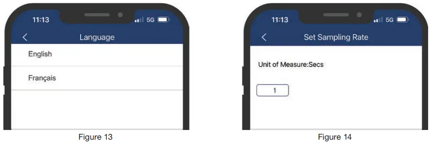 REED Instruments R1640 REED Smart Series Software - Logging Sampling Rate