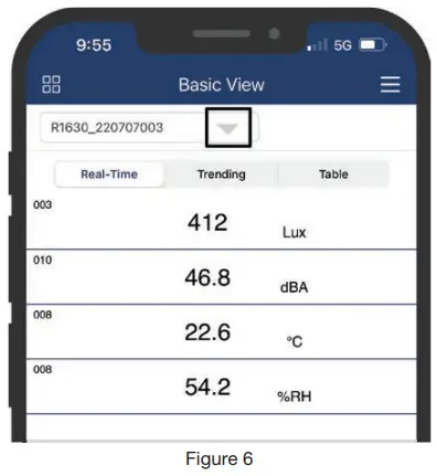 REED Instruments R1640 REED Smart Series Software - Selecting Application 2
