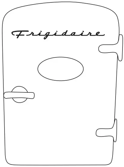 FRIGIDAIRE EFMIS129 ASST DG 6 Can Mini Fridge