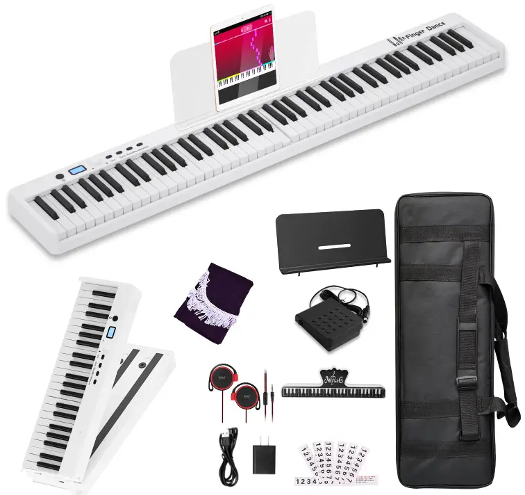 Finger Dance B09M8KPRNC Electric Piano Keyboard