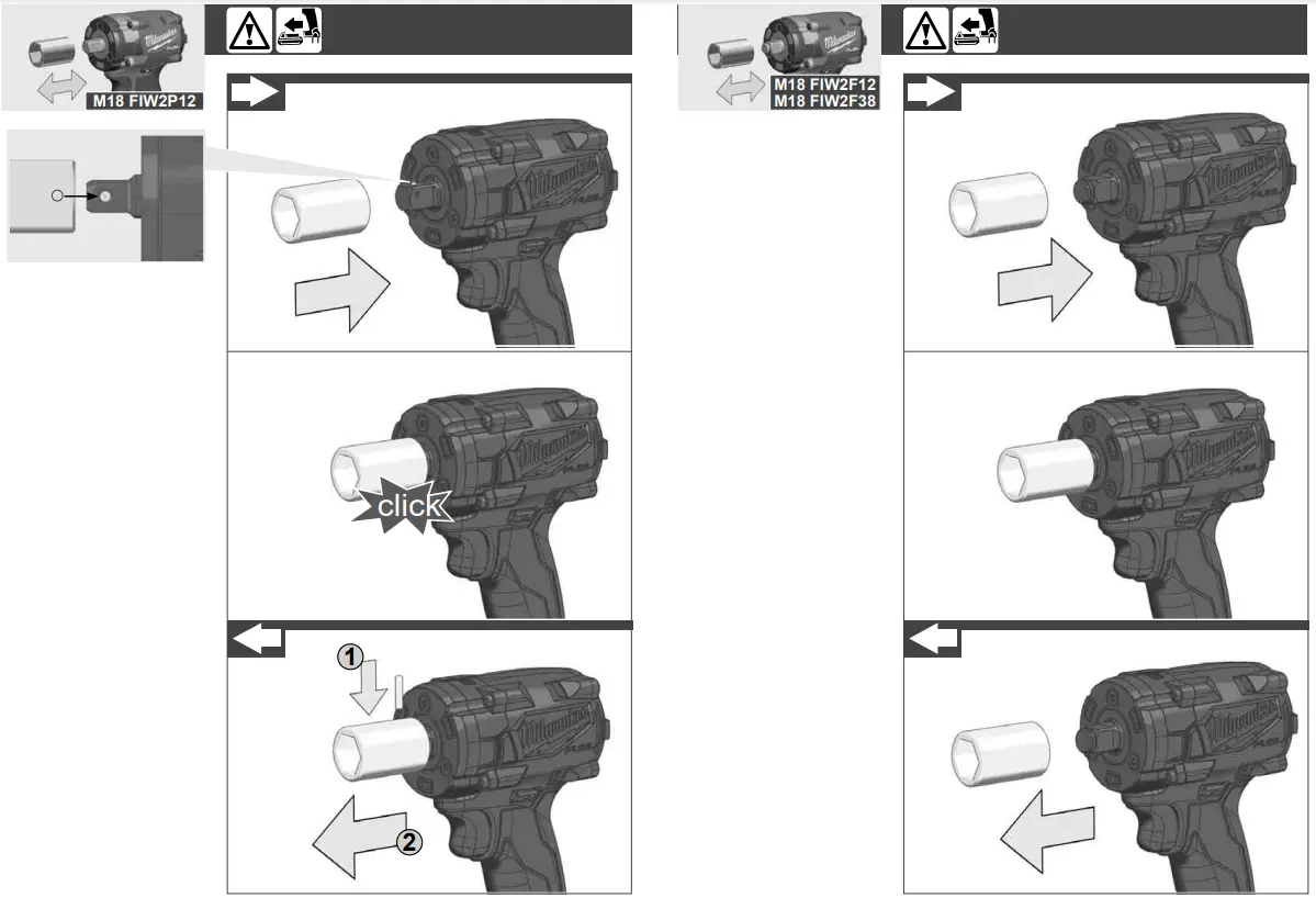 milwaukee M18 FIW2P12 Compact Impact Wrench - Feager4