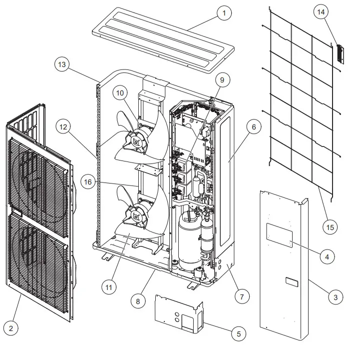 FUJITSU ARYG45LHTA Split Type Air Conditioner Duct Type - fig 18
