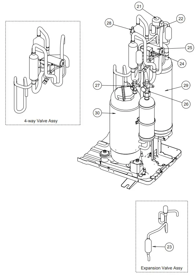 FUJITSU ARYG45LHTA Split Type Air Conditioner Duct Type - fig 19