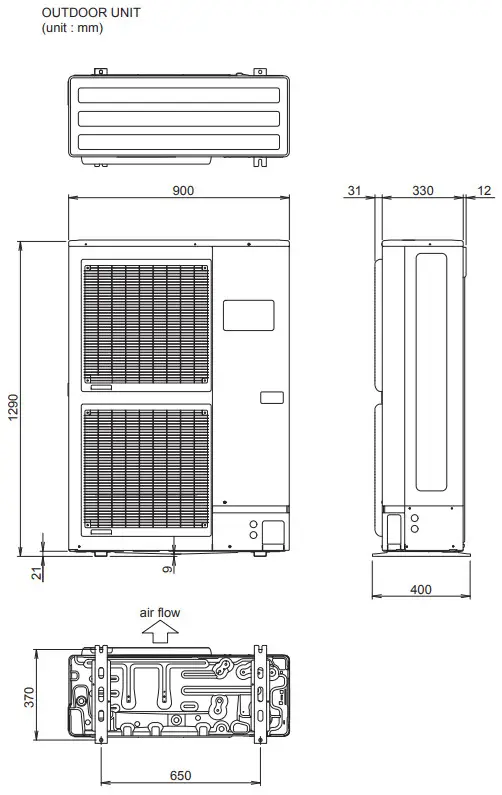 FUJITSU ARYG45LHTA Split Type Air Conditioner Duct Type - fig 2