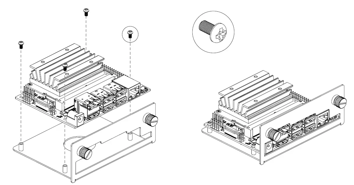 UCTRONICS U6259 3U Rack for Jetson Nano 2
