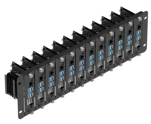 UCTRONICS U6259 3U Rack for Jetson Nano