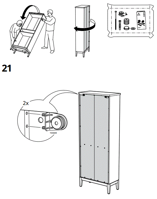 IKEA-AA-2279317-2-IDANÄSHigh-Glass-Cabinet-1-Drawer-White-fig-25