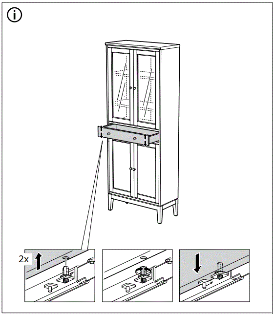 IKEA-AA-2279317-2-IDANÄSHigh-Glass-Cabinet-1-Drawer-White-fig-44