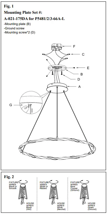 GEORGE KOVACS P5481 LED Pendant Light - fig 1