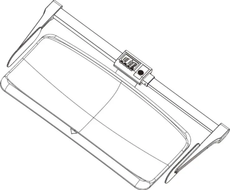 vetek MS5900 Portable Infant Height Stadiometer - Assembly 3