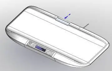 vetek MS5900 Portable Infant Height Stadiometer - Assembly 5