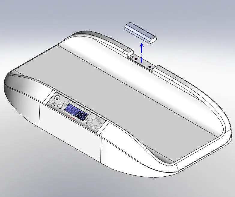 vetek MS5900 Portable Infant Height Stadiometer - Assembly 6