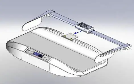 vetek MS5900 Portable Infant Height Stadiometer - Assembly 8