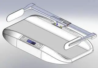 vetek MS5900 Portable Infant Height Stadiometer - Assembly 9