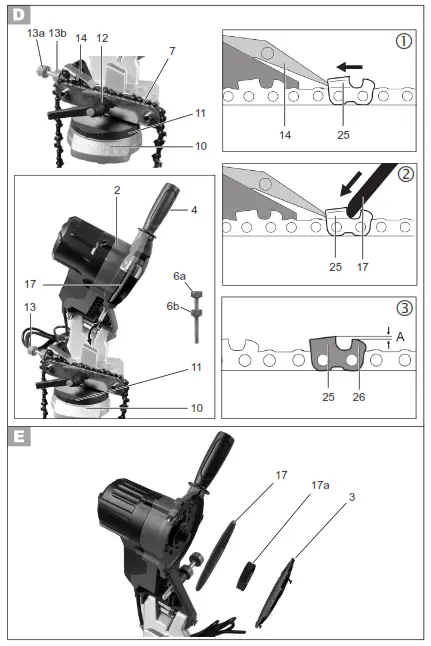 NORDIC SC L0118 Cordless Chain Sharpener - fig 5