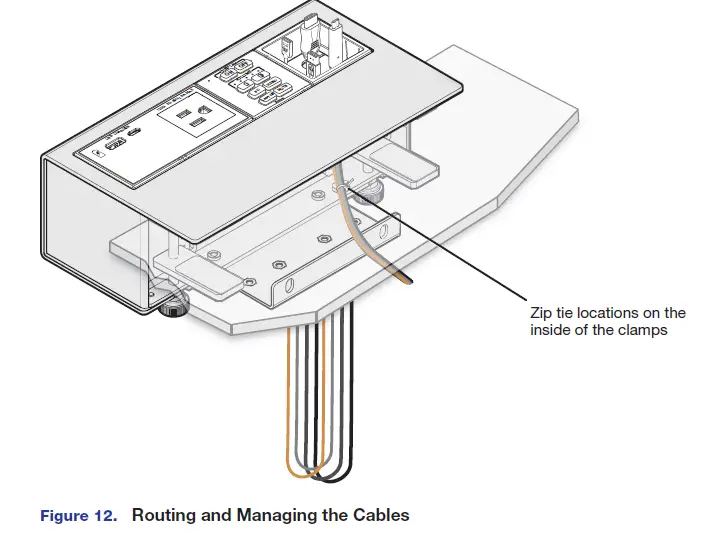 Extron Cubby F55 Edge Mount Cable 12