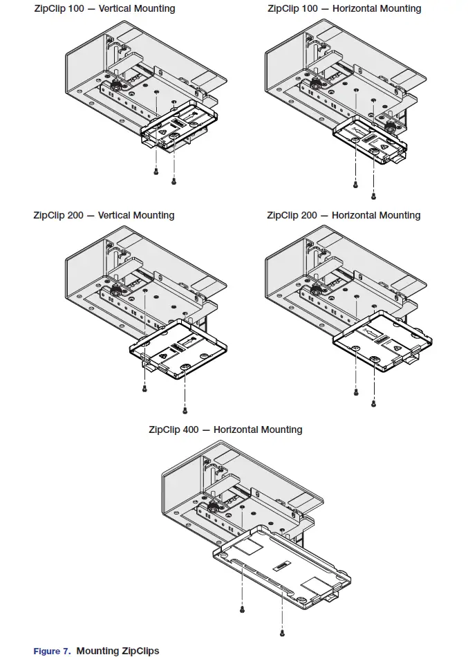 Extron Cubby F55 Edge Mount Cable 7