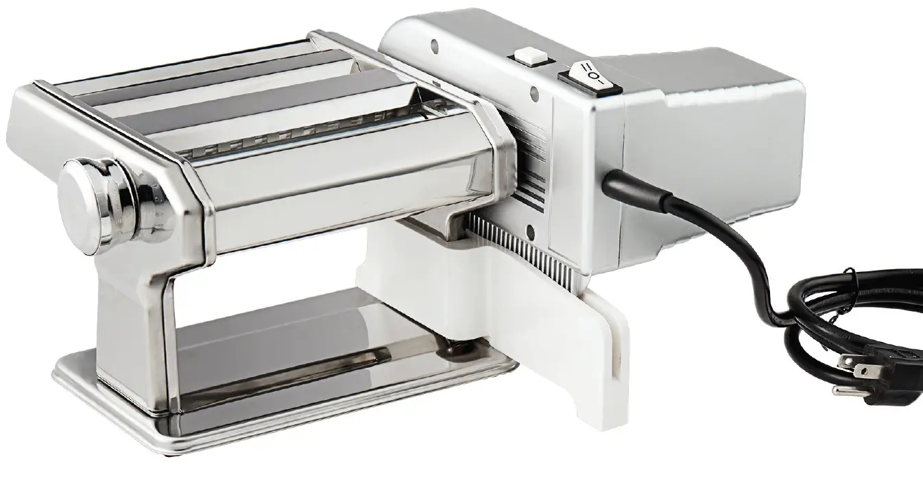 CHOICE 407PASTAKIT Stainless Steel Electric Hybrid Pasta Machine