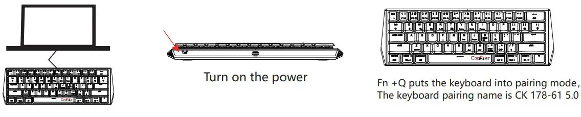 CoolKiller 178-61 Bluetooth Mechanical FIG-2