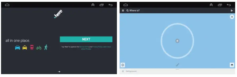 Roinvou 2+32G Android Double Din Car Stereo - Offline Map 1
