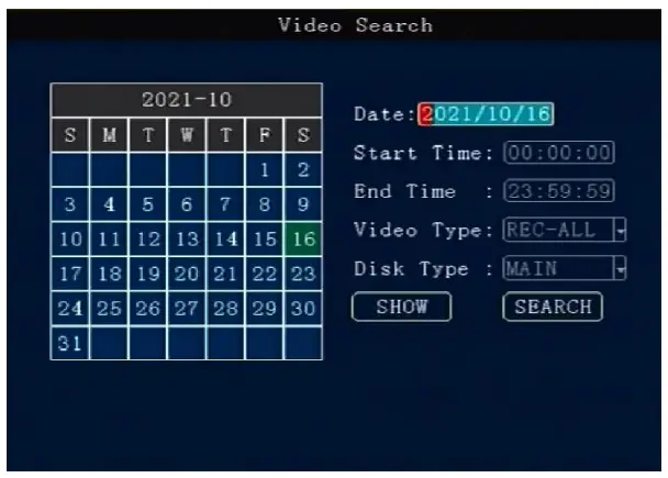 Exporting Video Data