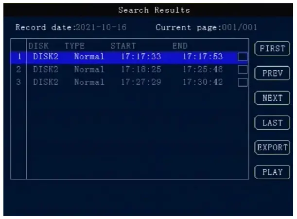 Exporting Video Data