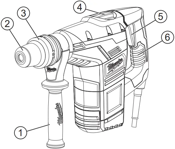 Milwaukee Tool 5316-20 Rotary Hammer A12