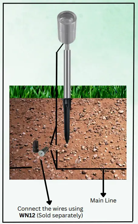 ABBA LIGHTING SPS02 Stainless Steel Spot Light - landscape