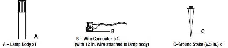 HAMPTON BAY KCS1501LX-02 Low Voltage Led Path Light Package