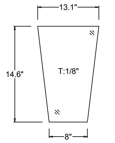 G-Glass Size