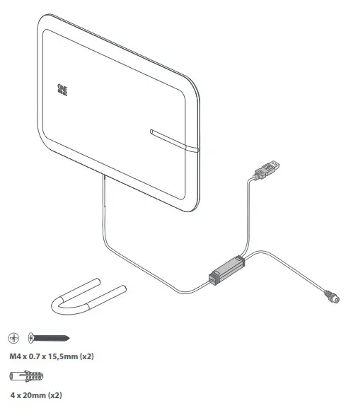 ONE FOR ALL SV9428 Amplified Indoor HDTV Antenna
