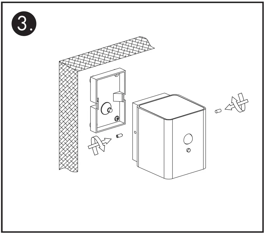 MEGATRON LOKY ECKIG MT70018 LED Solar Wall Luminaire - MOUNTING 2