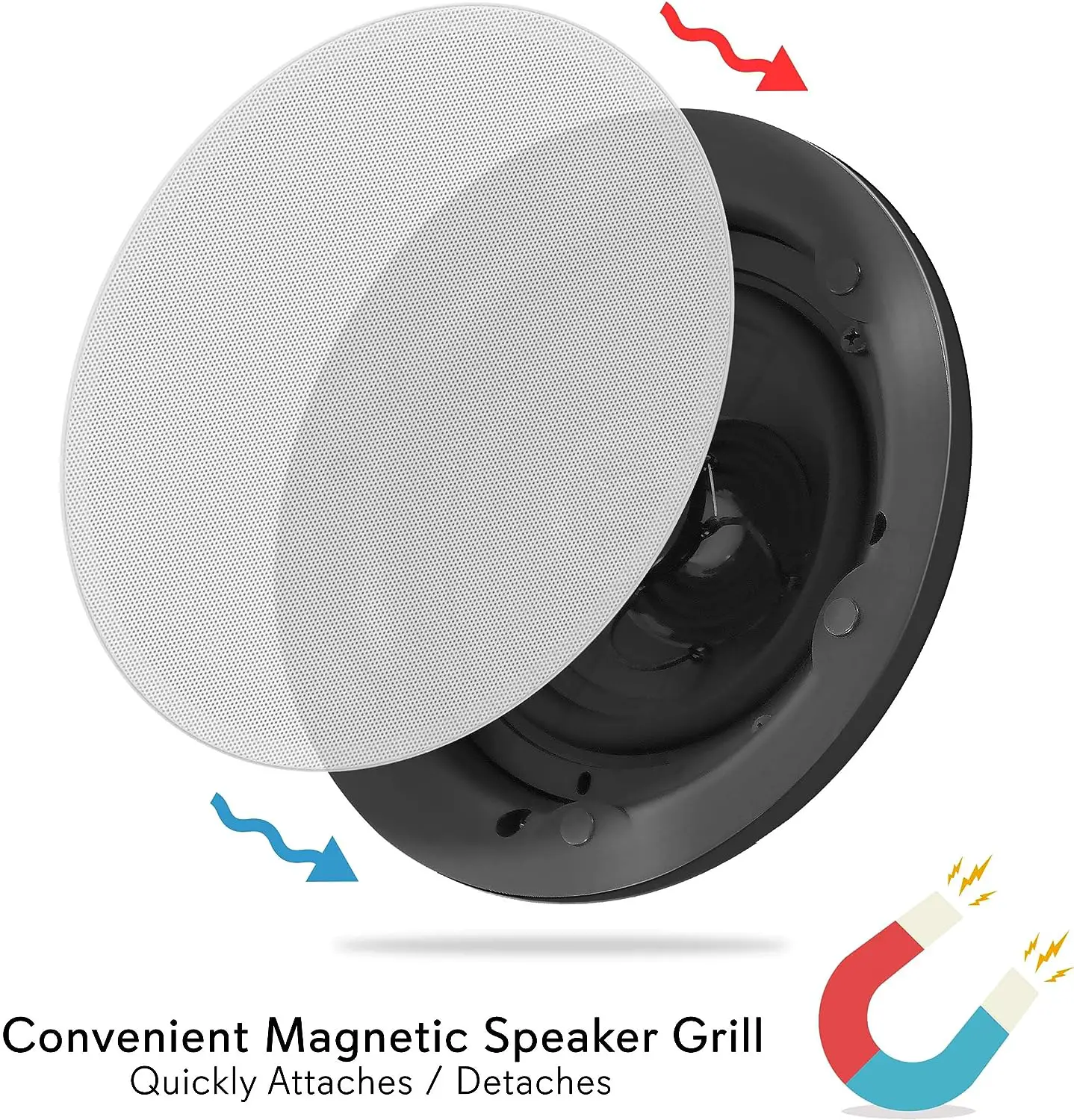 Pyle PWRC63 Ceiling Wall Dual Speakers-fig-5