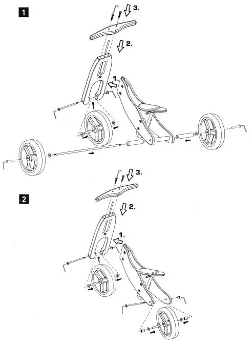 2Cycle 2 In 1 Balance BikeTricycle - Product Overview 1