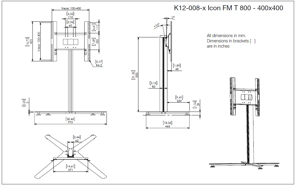 M000313 K12-001-1 Icon Mobile Monitor 20