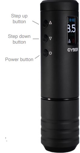 CYBER Wireless Smart Pen Lithuanian Irons Tattoo Machine-FIG8