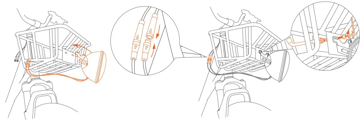 Install the front light