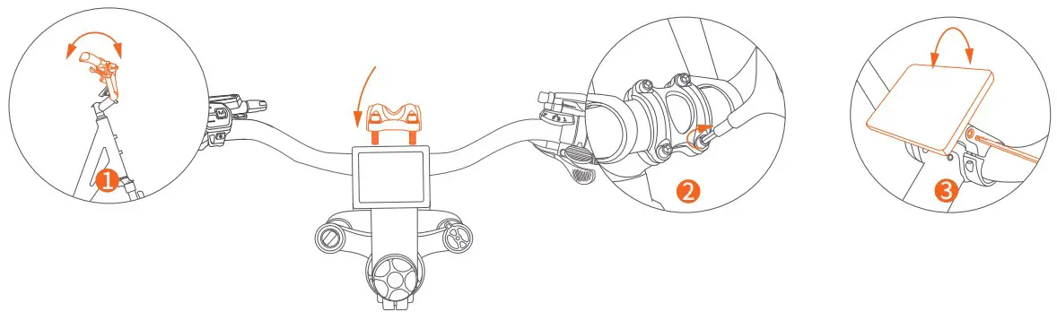 lnstall the handlebar